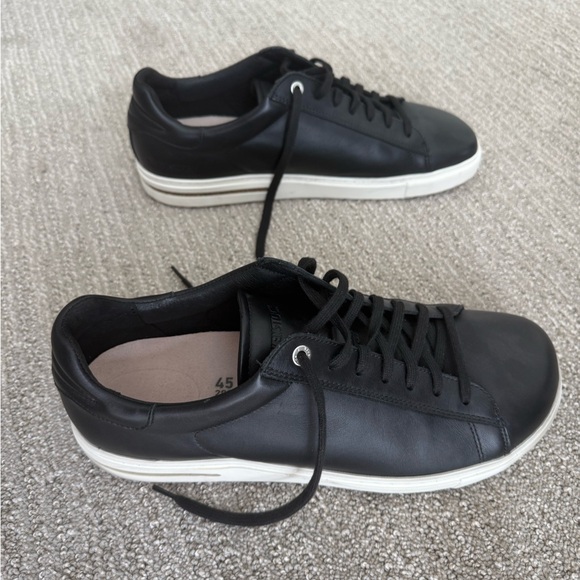 Birkenstock Black and White Sneakers with Leather Upper - Picture 2 of 5